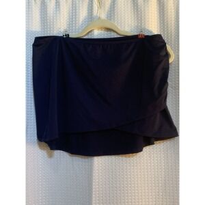 Jantzen Women Size‎ 12 Navy Swim Skirt Coverup